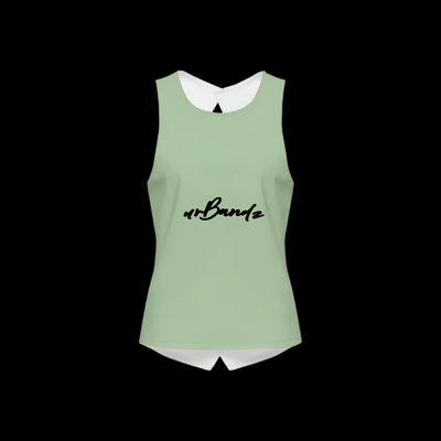 urBandz HER Cross Back Sleeveless Tank Top